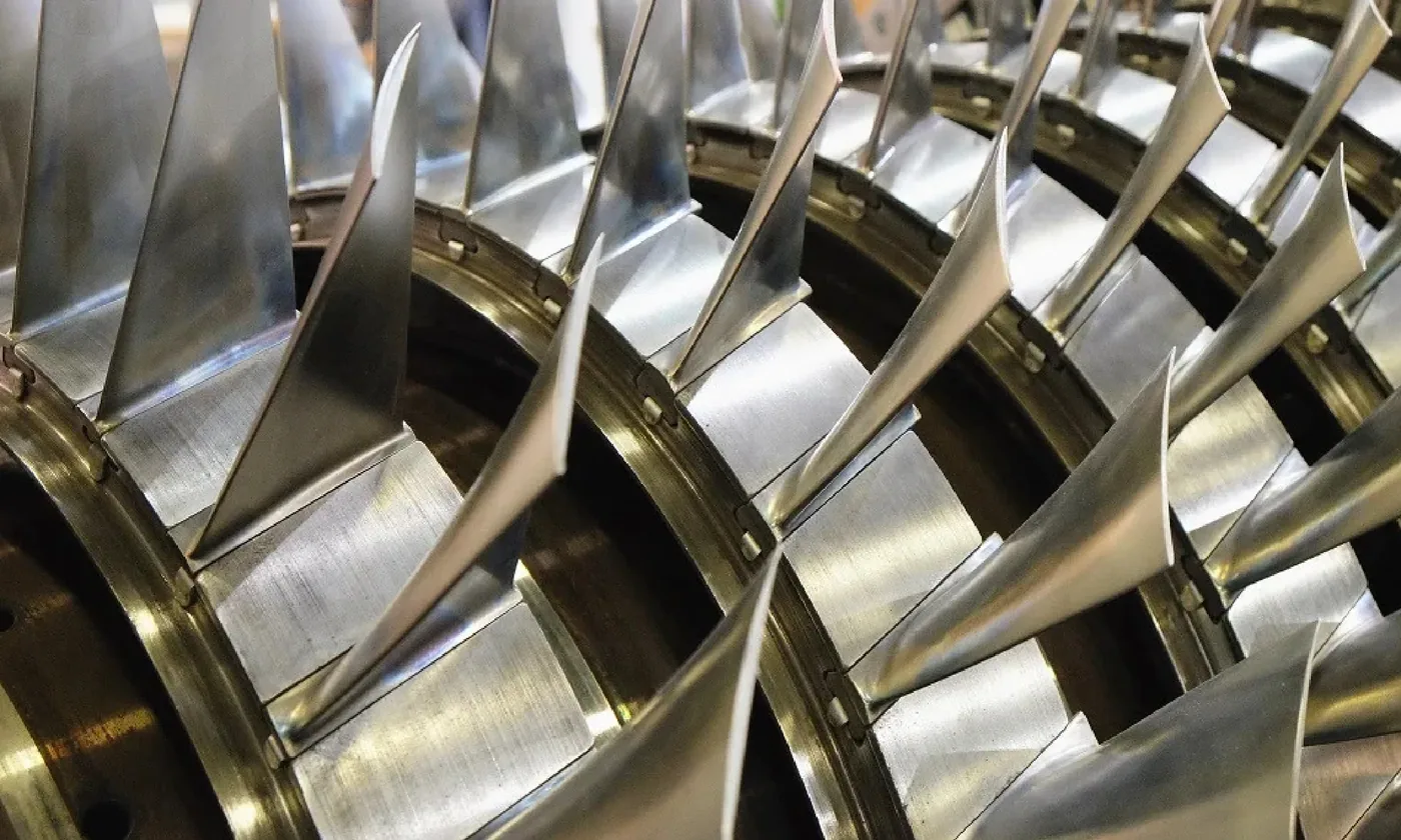 Power plant turbine blades