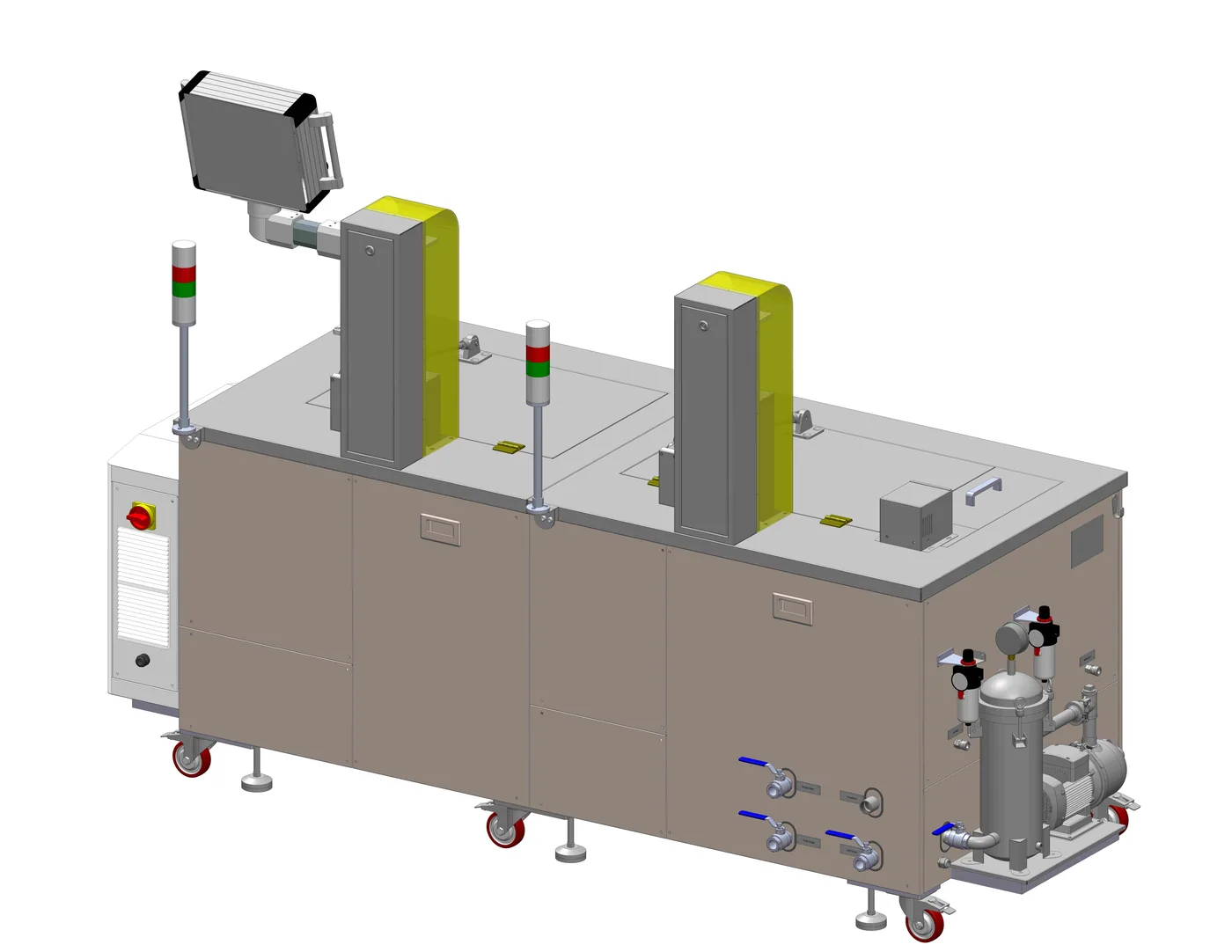 Two-tank lift line, designed with the reseller