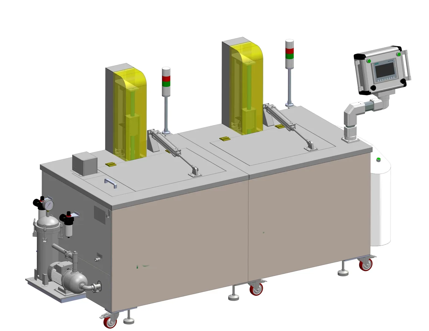Two-tank lift line, designed with the reseller