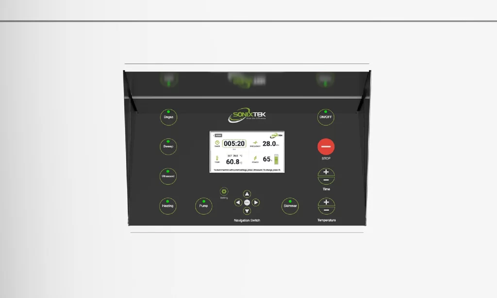 UMX Pro Series with 7 inch touchscreen for Medical Ultrasonic Cleaners