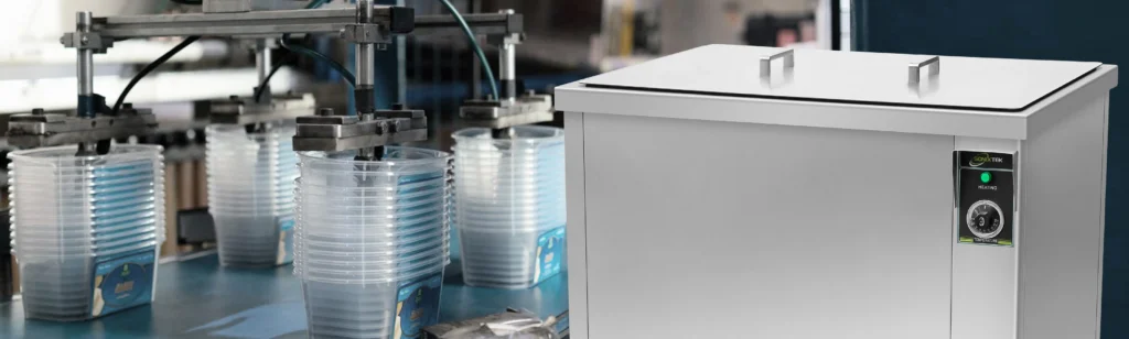 ultrasonic cleaners for plastic industry banner